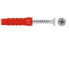 Kołek uniwersalny 8x40/50, wkręt z łbem stożkowym, karton (SFXP-08040050 x 100szt.)