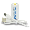 Akumulatorek 16340 / R-CR123 3V everActive 700mAh (1 szt.) z zabezpieczeniem
