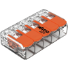 Szybkozłączka uniwersalna LINKA/DRUT 5x 0,2-4mm2 WAGO 221-415 (1szt.)