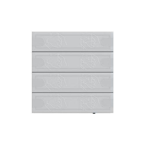 GIRA czujnik przyciskowy 4 Komfort 4x KNX TS4 antracytowy 5004028