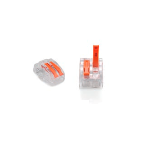 ZŁĄCZKA DO PRZEWODÓW ZATRZASKOWA 0,2-4,0mm2 PC-232 2GNIAZDA (50szt.)