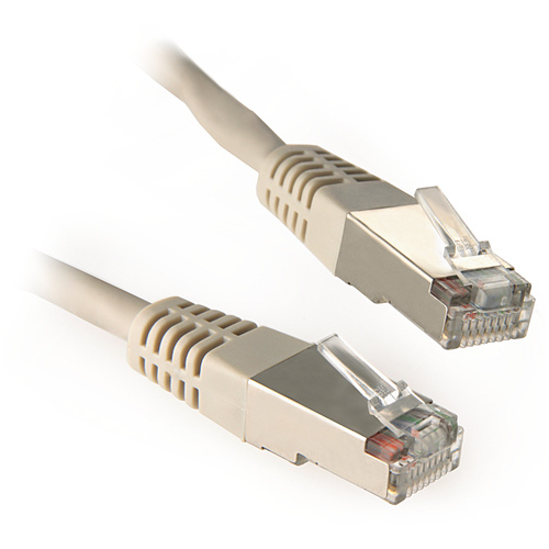 PATCHCORD KAT5E FTP 10M SZARY