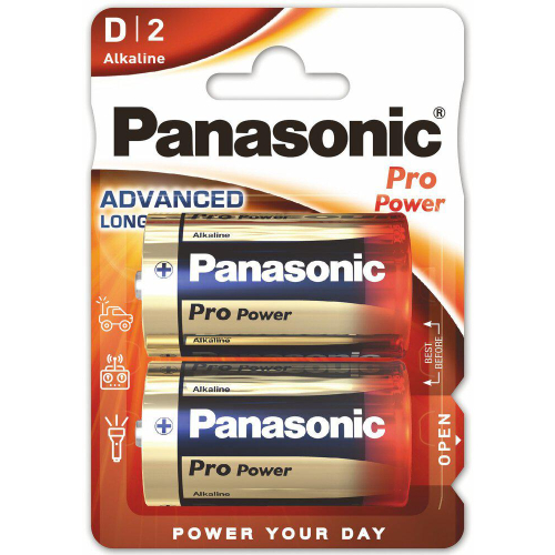 Bateria D / LR20 PANASONIC PRO POWER (blister 2 szt.)