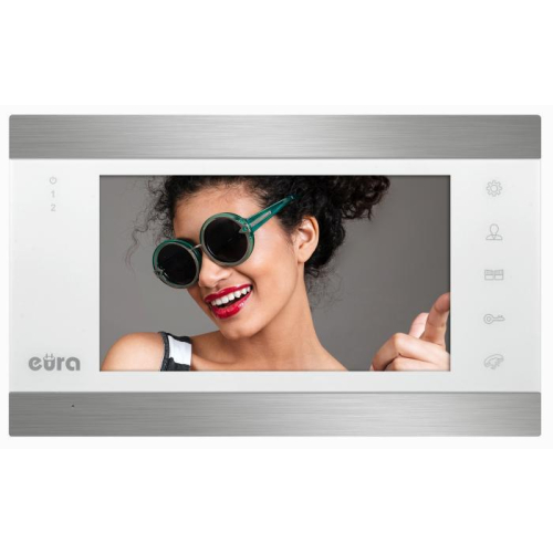 Wideomonitor EURA VDA-00C5 biały,slave