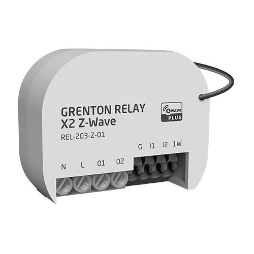 Moduł przekaźnikowy RELAYx2 Z-Wave Grenton