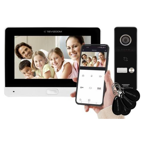 Wideodomofon REVIZOOM RM-T471HD WHITE/RC-411HD-C