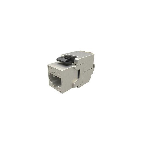Moduł Keystone samozaciskowy Solarix Cat.6A STP RJ45 SXKJ-10G-STP-BK-SA