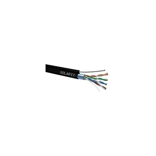 KABEL SKRĘTKA SOLARIX CAT.5E F/UTP UV SUCHY Z LINKĄ NOŚNĄ 305m