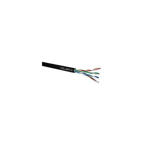 KABEL SKRĘTKA SOLARIX CAT.5E U/UTP UV ŻELOWANY Fca karton 305m