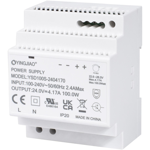 ZASILACZ IMPULSOWY NA SZYNĘ DIN YINGJIAO YSD100S-2403830 24V/92W/3,83A