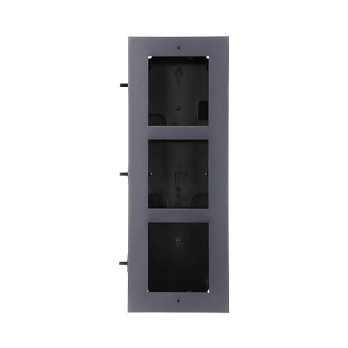 Ramka z puszką do montażu podtynk. 3-modułowa HIKVISION DS-KD-ACF3/Plastic