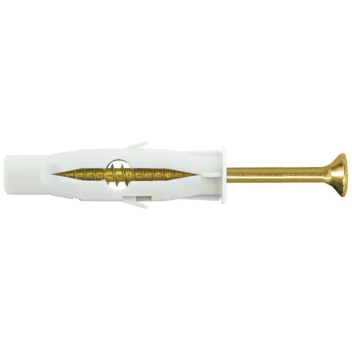 KOŁEK UNIWERSALNY RU-08060 8,0x50mm Z WKRĘTEM Z ŁBEM STOŻKOWYM 4,5x60mm 100szt.