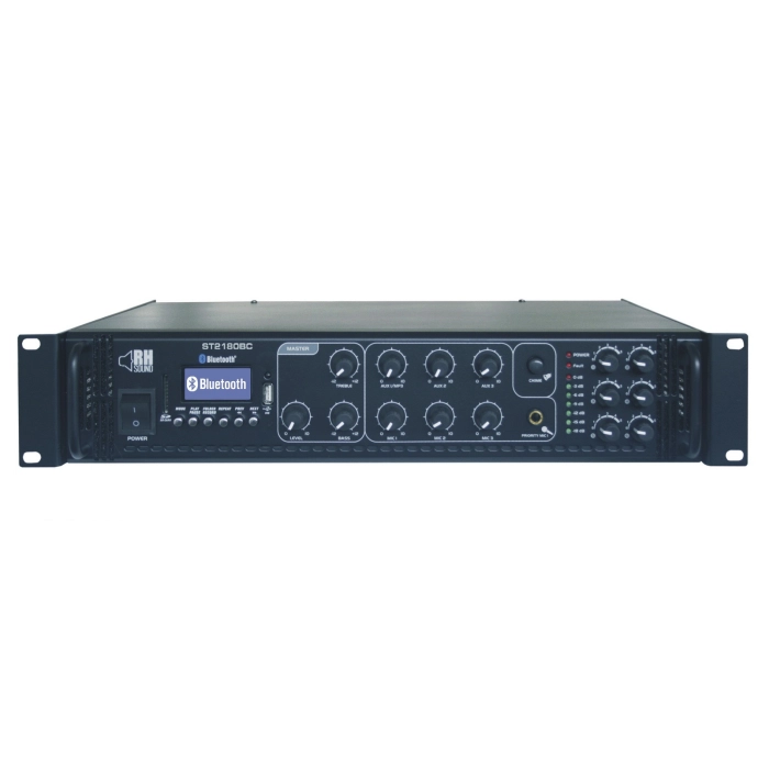 WZMACNIACZ RH SOUND ST-2180BC/MP3+FM+Bluetooth 180W 100V