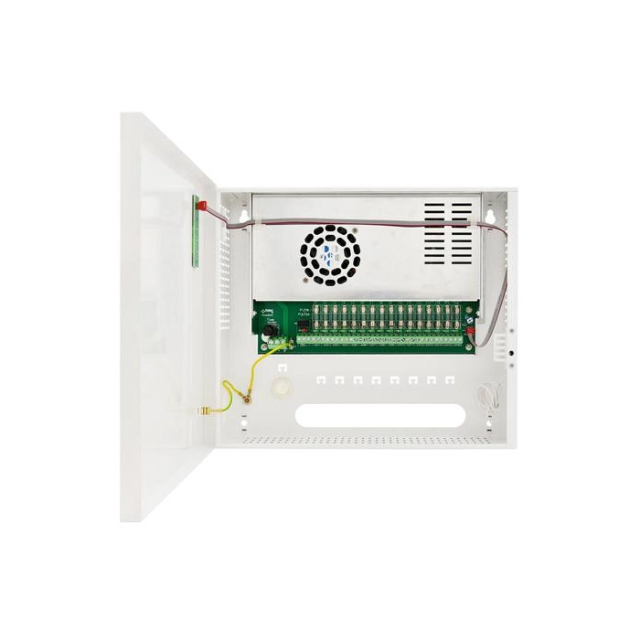 ZASILACZ IMPULSOWY STABILIZOWANY DO 16 KAMER HD Pulsar HPSDC-12V16X1A 12V/15A/16×1A/TOPIC
