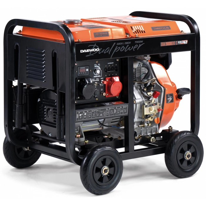 AGREGAT PRĄDOTWÓRCZY DIESEL DAEWOO DDAE 9000DXE-3 6.3kW