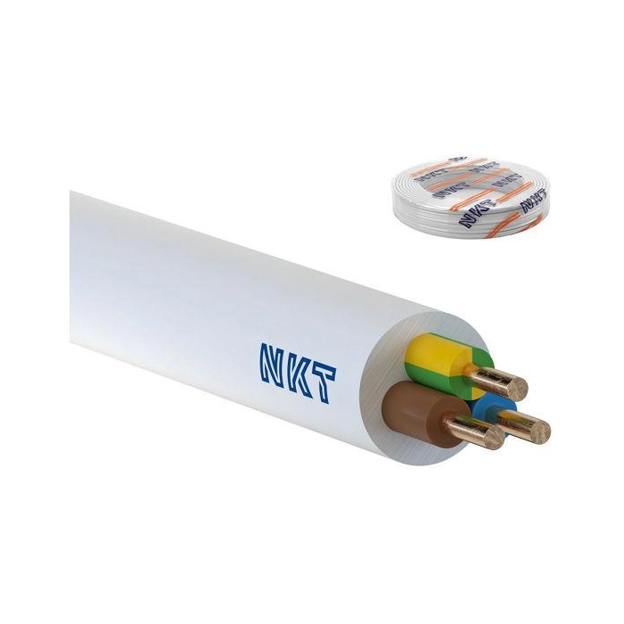 Przewód NKT YDY 3x2,5 żo 450/750V /100m/
