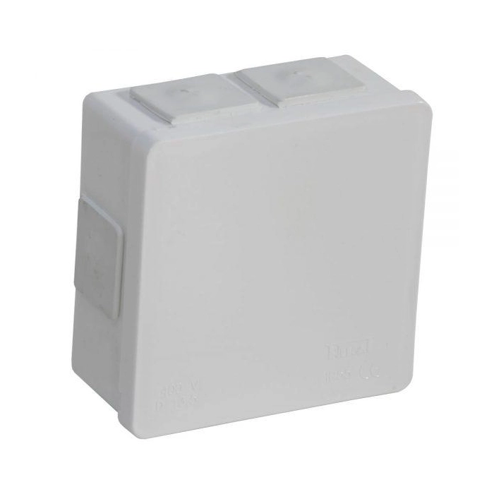 Puszka natynkowa pusta 6 wlotów VIPLAST VP-02 klik BIAŁA IP55 86x86x40mm 002-01
