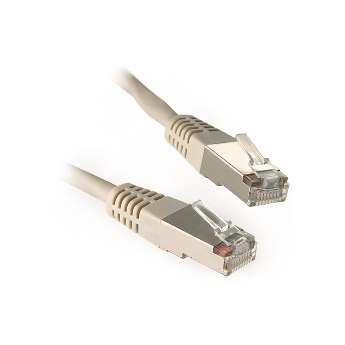 PATCHCORD KAT6 FTP 2M SZARY