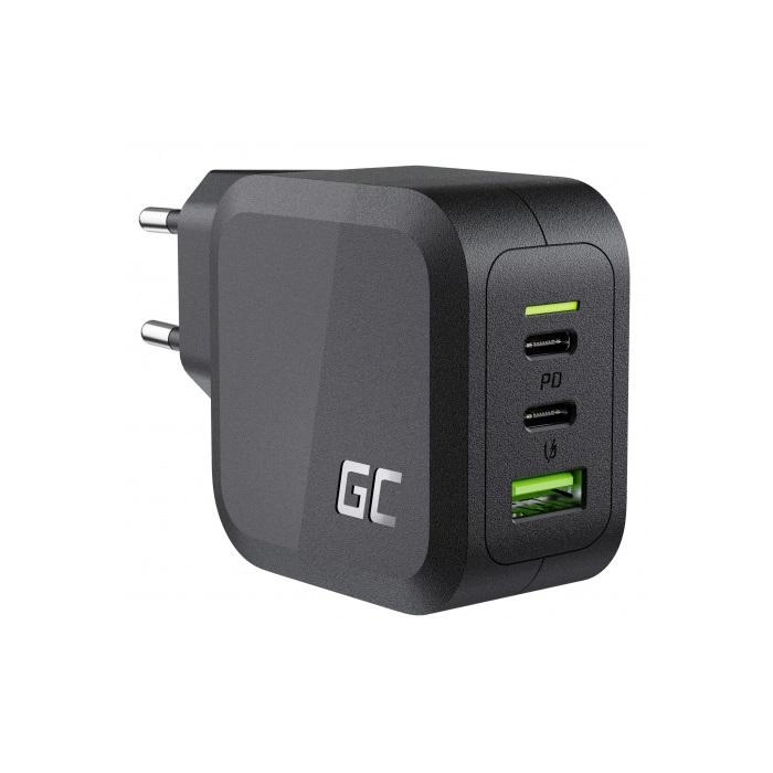 ŁADOWARKA SIECIOWA Green Cell PowerGan 65W 2xUSB-C 1xUSB-A CHARGC08