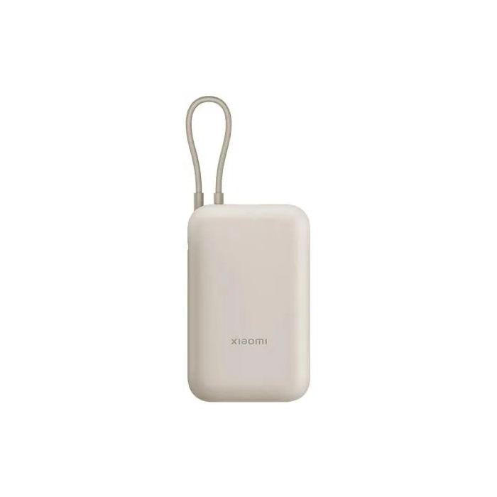 Powerbank Xiaomi 10000mAh z Wbudowanym Kablem USB-C Tan