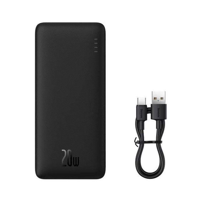 Powerbank Baseus Airpow PPQD090001 10000mAh 20W PD QC 20W USB-A USB-C + kabel