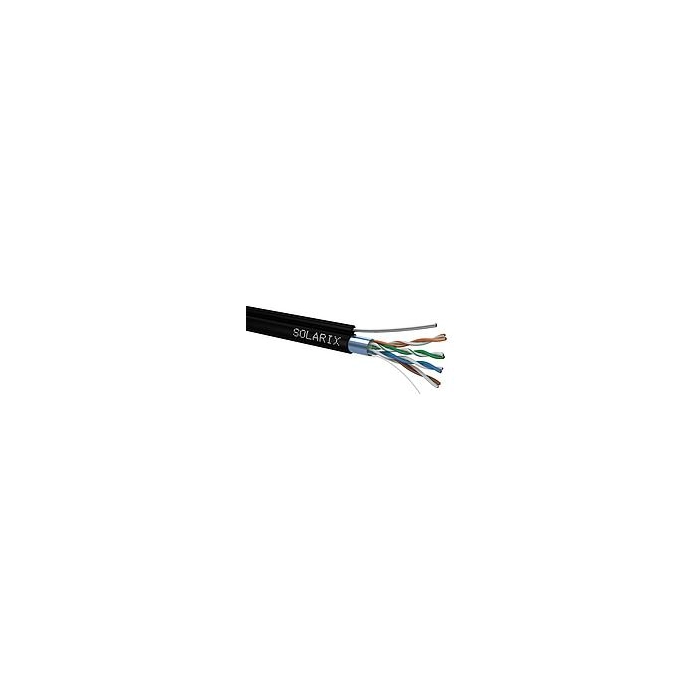 KABEL SKRĘTKA SOLARIX CAT.5E F/UTP UV SUCHY Z LINKĄ NOŚNĄ 305m