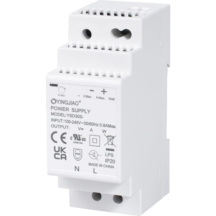 ZASILACZ IMPULSOWY NA SZYNĘ DIN YINGJIAO YSD30S-2401250 24V/30W/1,25A