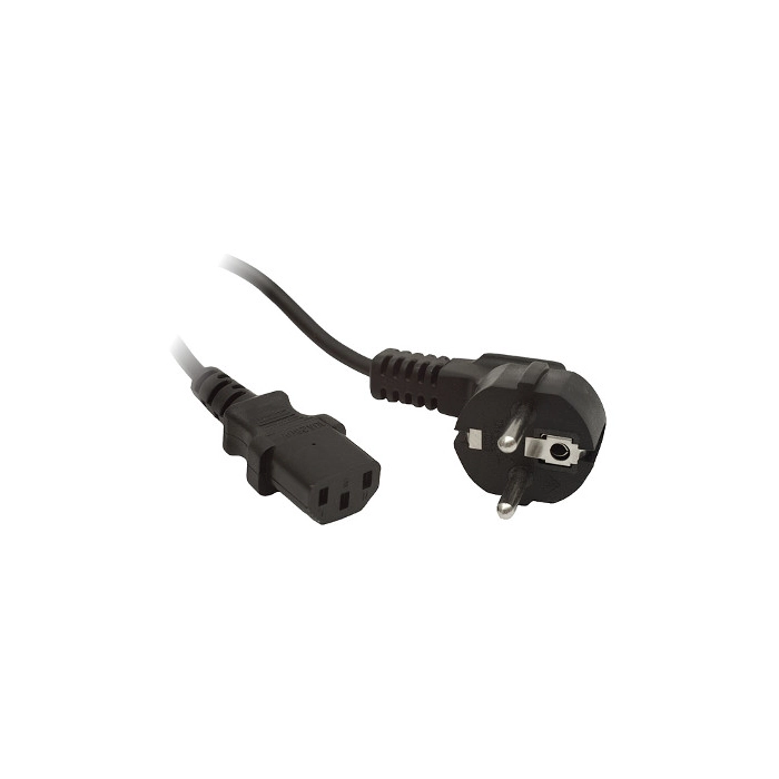 KABEL ZASILAJĄCY CEE 7/7 IEC 320 C13 1.8M WTYCZKA KĄTOWA Lanberg