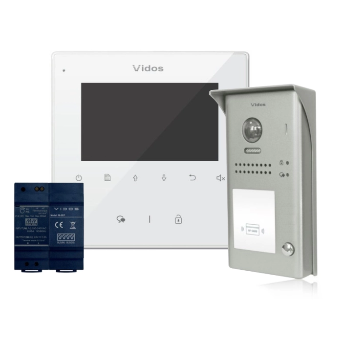 Wideodomofon VIDOS DUO M1022W / S1201A