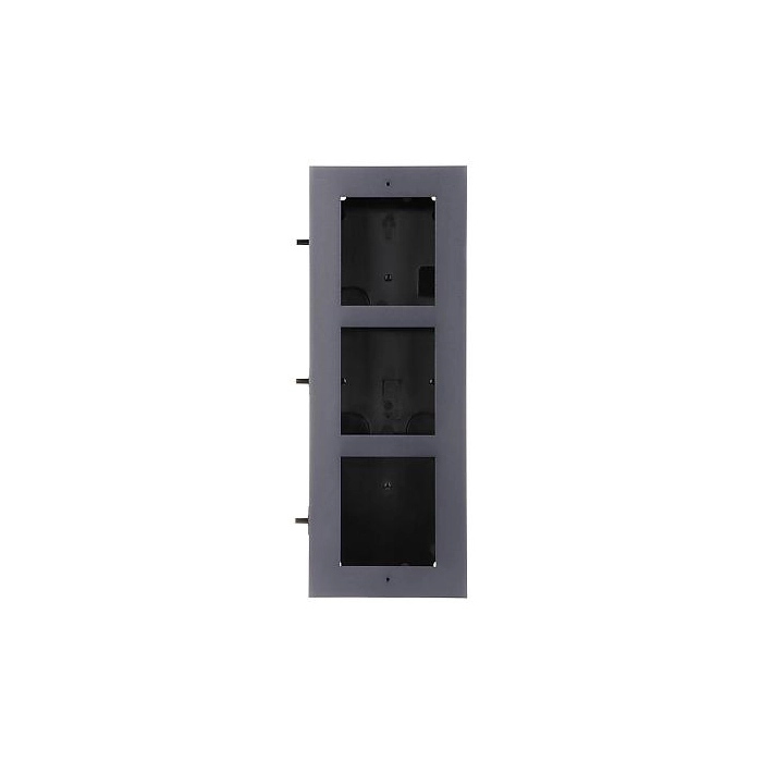 Ramka z puszką do montażu podtynk. 3-modułowa HIKVISION DS-KD-ACF3/Plastic