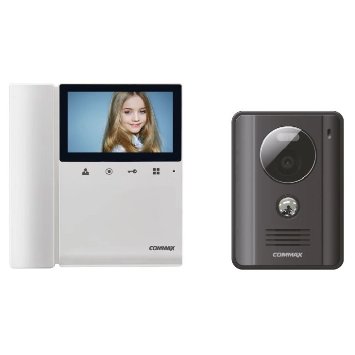 WIDEODOMOFON COMMAX CDV-43K2/DRC-4G 4,3" DARK GREY