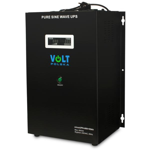Przetwornica VOLT POLSKA SinusUPS-800 55Ah 12V 500/800W
