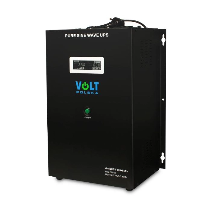 Przetwornica VOLT POLSKA SinusUPS-800 55Ah 12V 500/800W