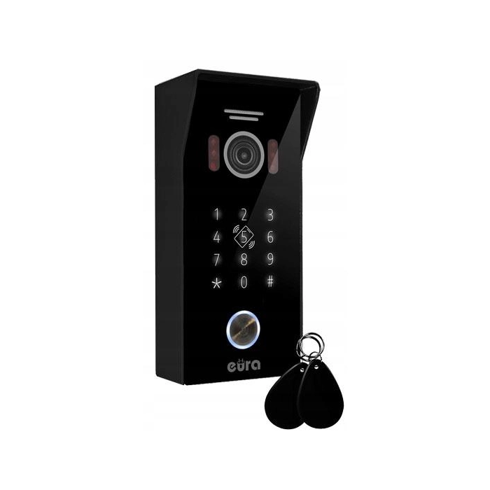 WIDEODOMOFON EURA VDP-99C5 czarny, WiFi, RFID, TUYA