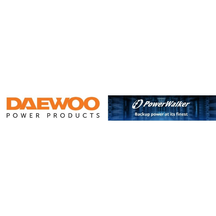 ZESTAW AWARYJNEGO ZASILANIA AGREGAT DAEWOO GDA 3500E + UPS POWERWALKER VFI 1000 CRM LCD