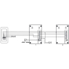 DOMOFON ''EURA'' ADP-51A3 ''DIFESA'' - 1-rodzinny, 2 unifony, interkom, grafit