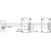 DOMOFON ''EURA'' ADP-51A3 ''DIFESA'' - 1-rodzinny, 2 unifony, interkom, grafit