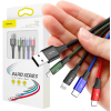KABEL 4w1 USB-A / Lighting iPhone 2x USB-C micro-USB Baseus Cafule CA1T4-B01 1.2m 3.5A W OPLOCIE