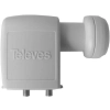 Konwerter Twin Televes ref. 747002 szary