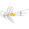 Antena kierunkowa Televes DAT BOSS 700 MIX T-Force, ref. 149422 k.48 (worek)