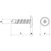 WRĘT PODKŁADOWY SAMOWIERCĄCY WSPC-42025 4,5x25mm OCYNK 500szt. KARTON