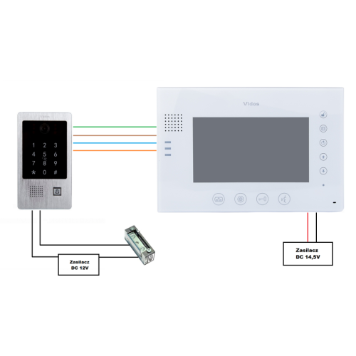 Wideodomofon VIDOS M670W-S2/S20DA