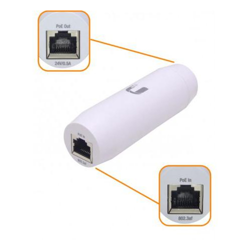 UBIQUITI Instant PoE Indoor Adapter 48V 802.3af GIGABIT (INS-3AF-I-G)