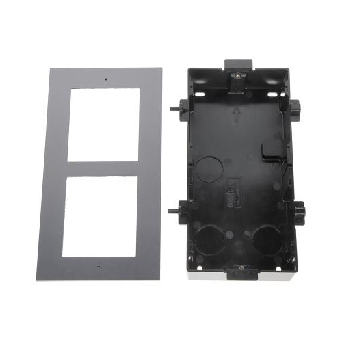 Ramka z puszką do montażu podtynkowego 2-modułowa HIKVISION DS-KD-ACF2/Plastic