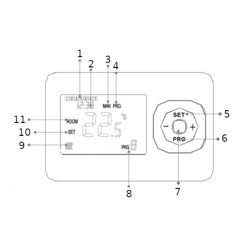 Termostat Volt Polska Comfort HT-02 przewodowy