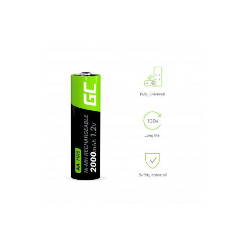AKUMULATORKI Green Cell 4x AA HR6 2000mAh GR02