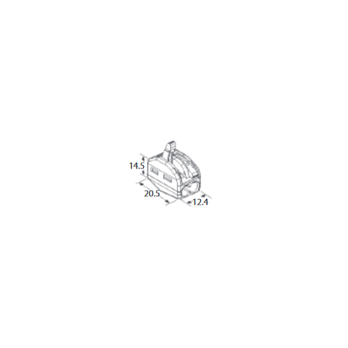 ZŁĄCZKA DO PRZEWODÓW ZATRZASKOWA 0,2-4,0mm2 PC-232 2GNIAZDA (50szt.)