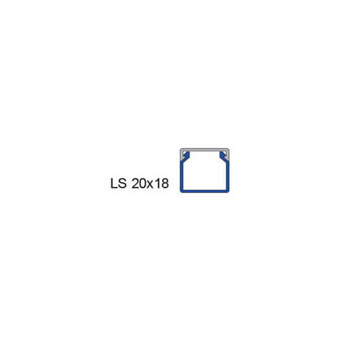Listwa elektroinstalacyjna kpl. CZARNY CLS 20x18 2m (1szt.)