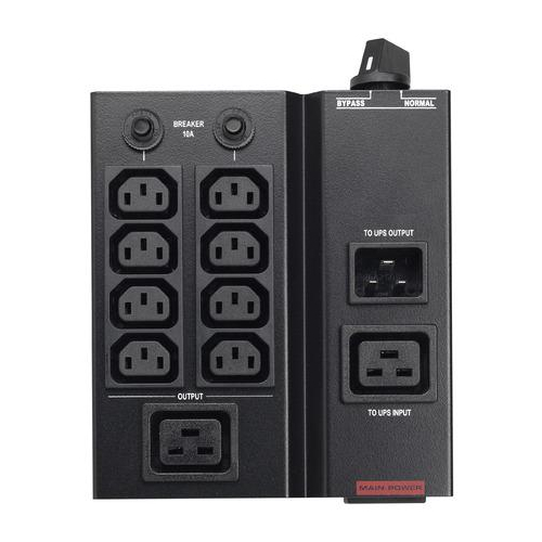 MODUŁ MBS PowerWalker DLA UPS 1-3kVA 8X IEC C13 1X IEC C19
