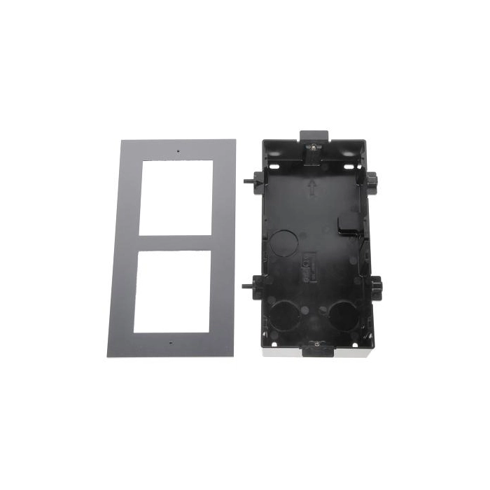 Ramka z puszką do montażu podtynkowego 2-modułowa HIKVISION DS-KD-ACF2/Plastic